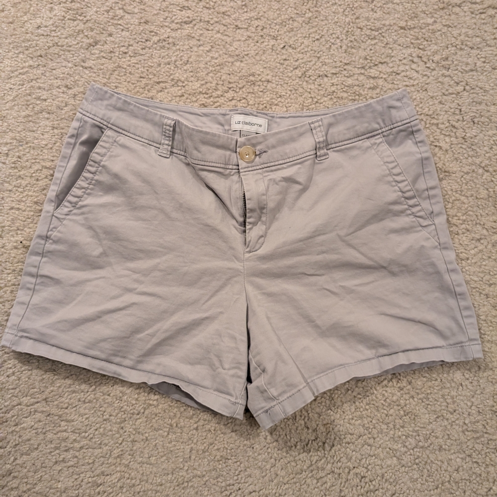 Lee Women's Gray Casual Shorts